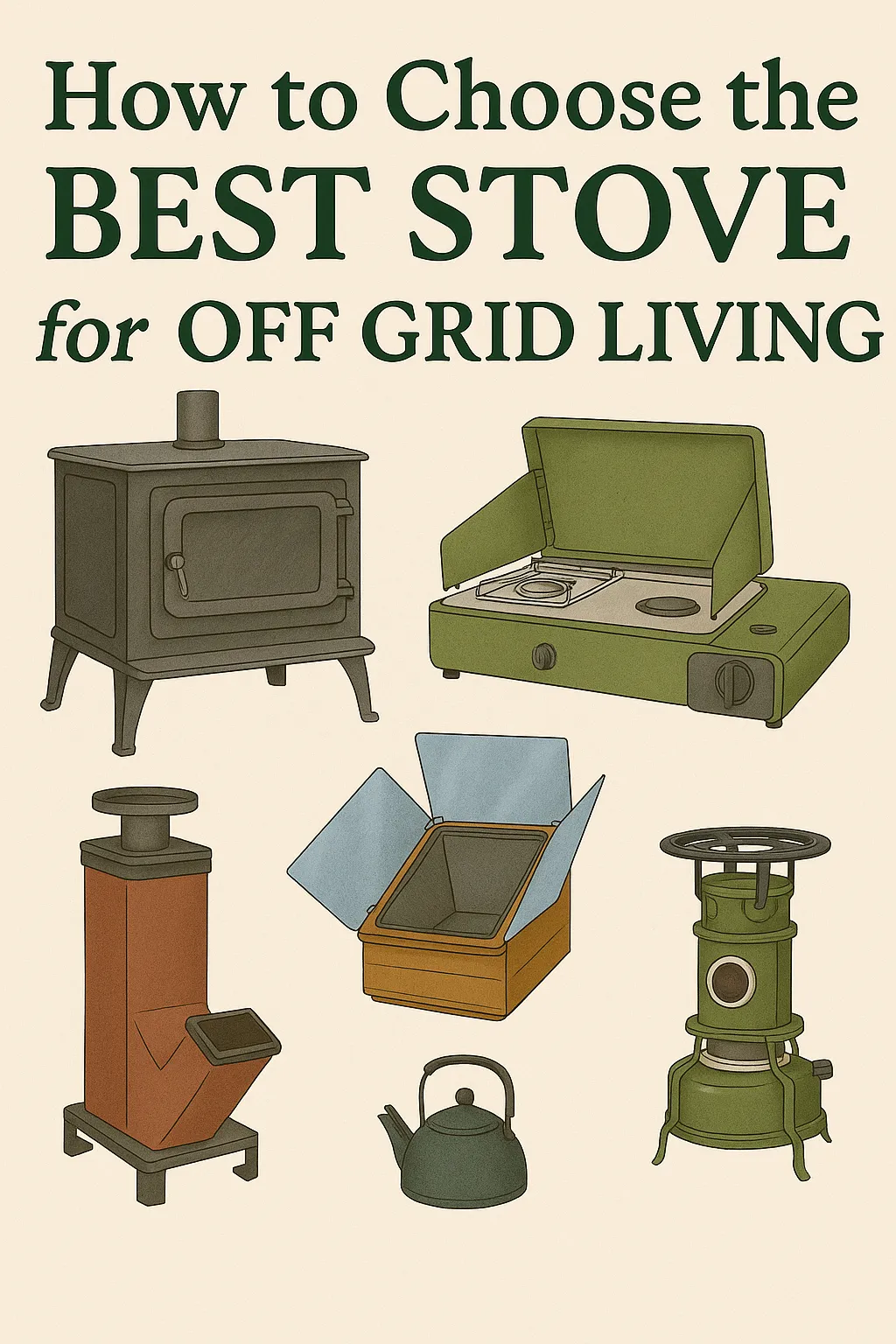 off grid cooking stoves