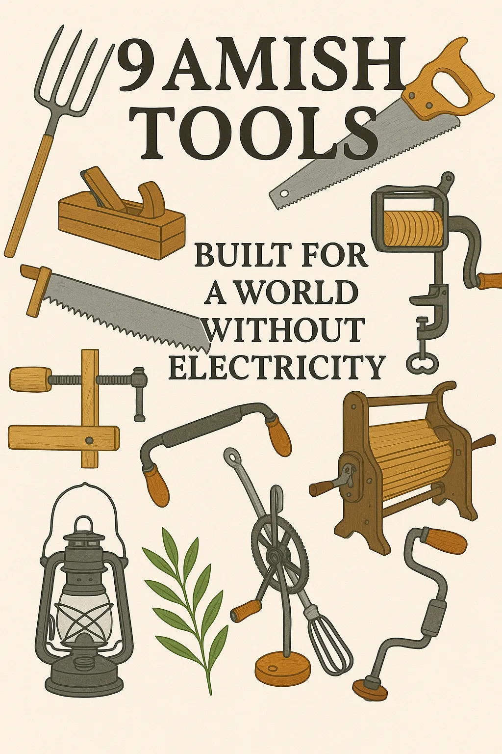 non-electric Amish tools