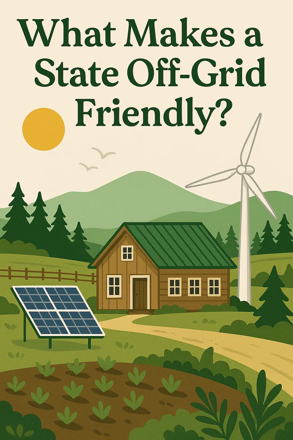 off-grid friendly states
