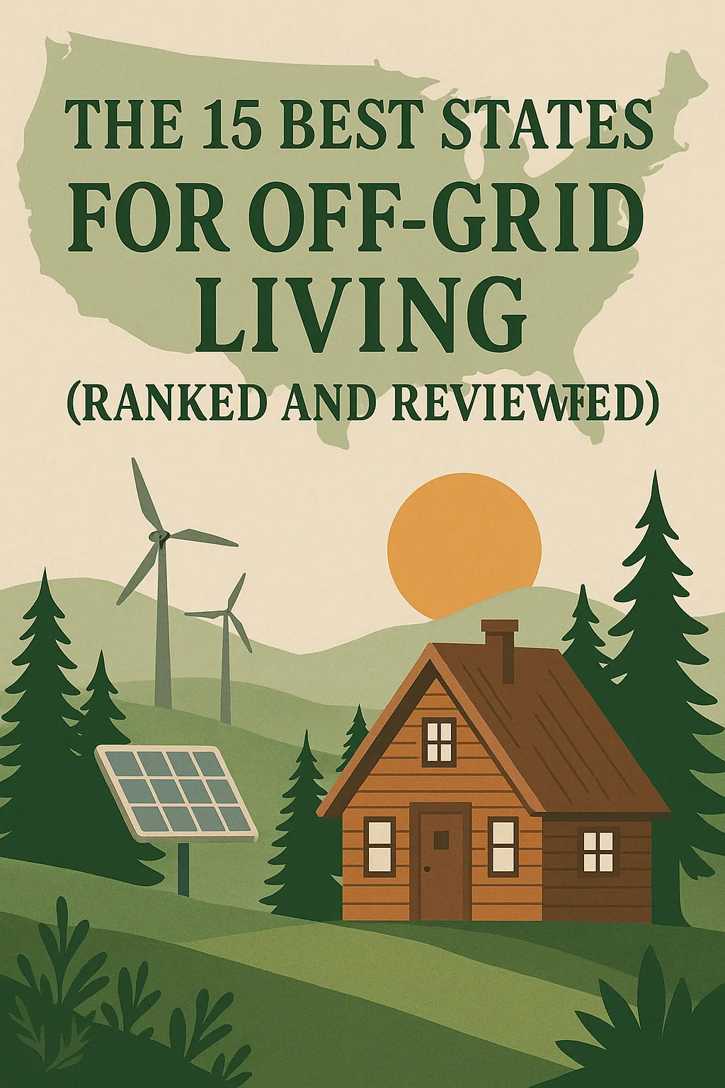 states to live off the grid
