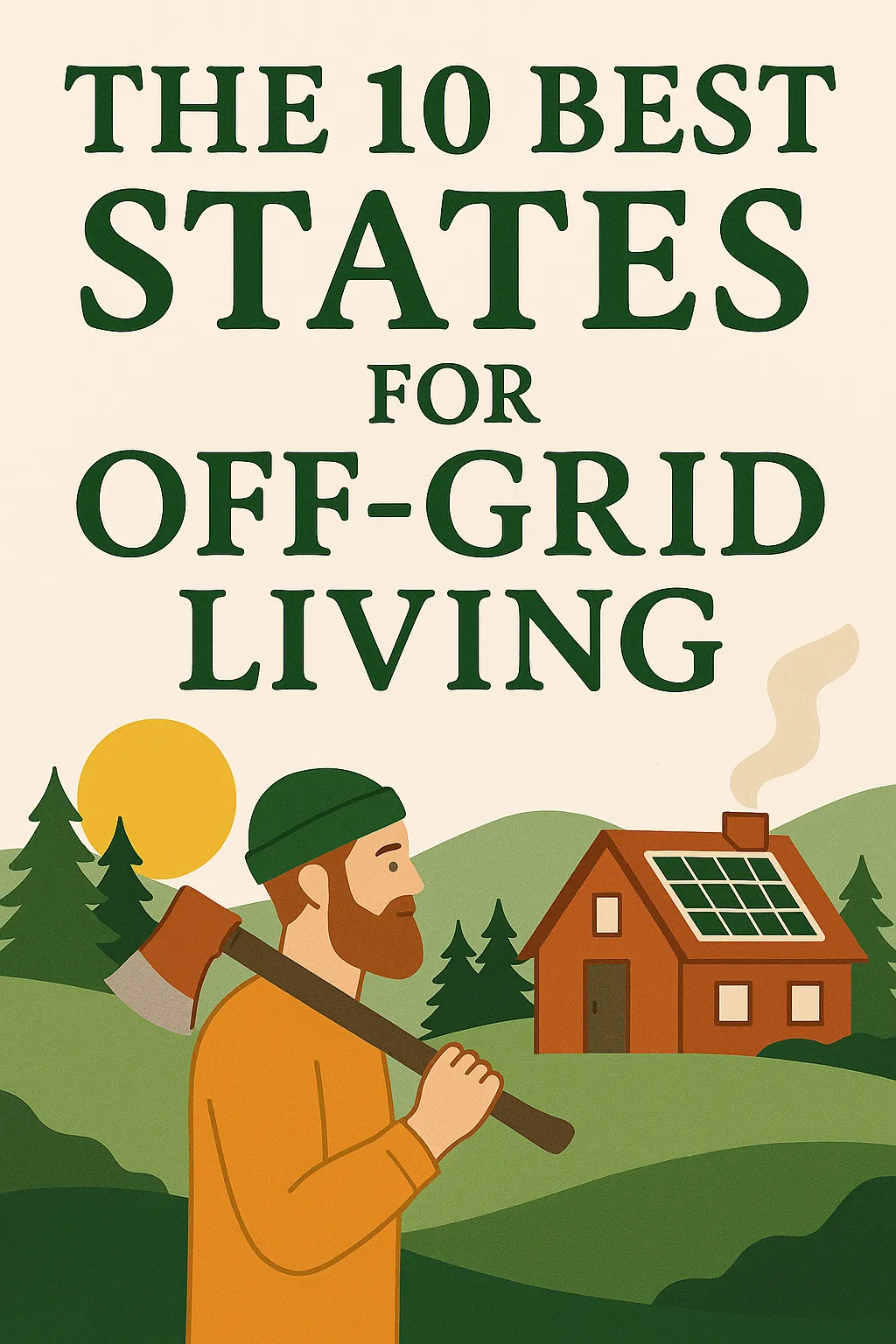 top states for off-grid living