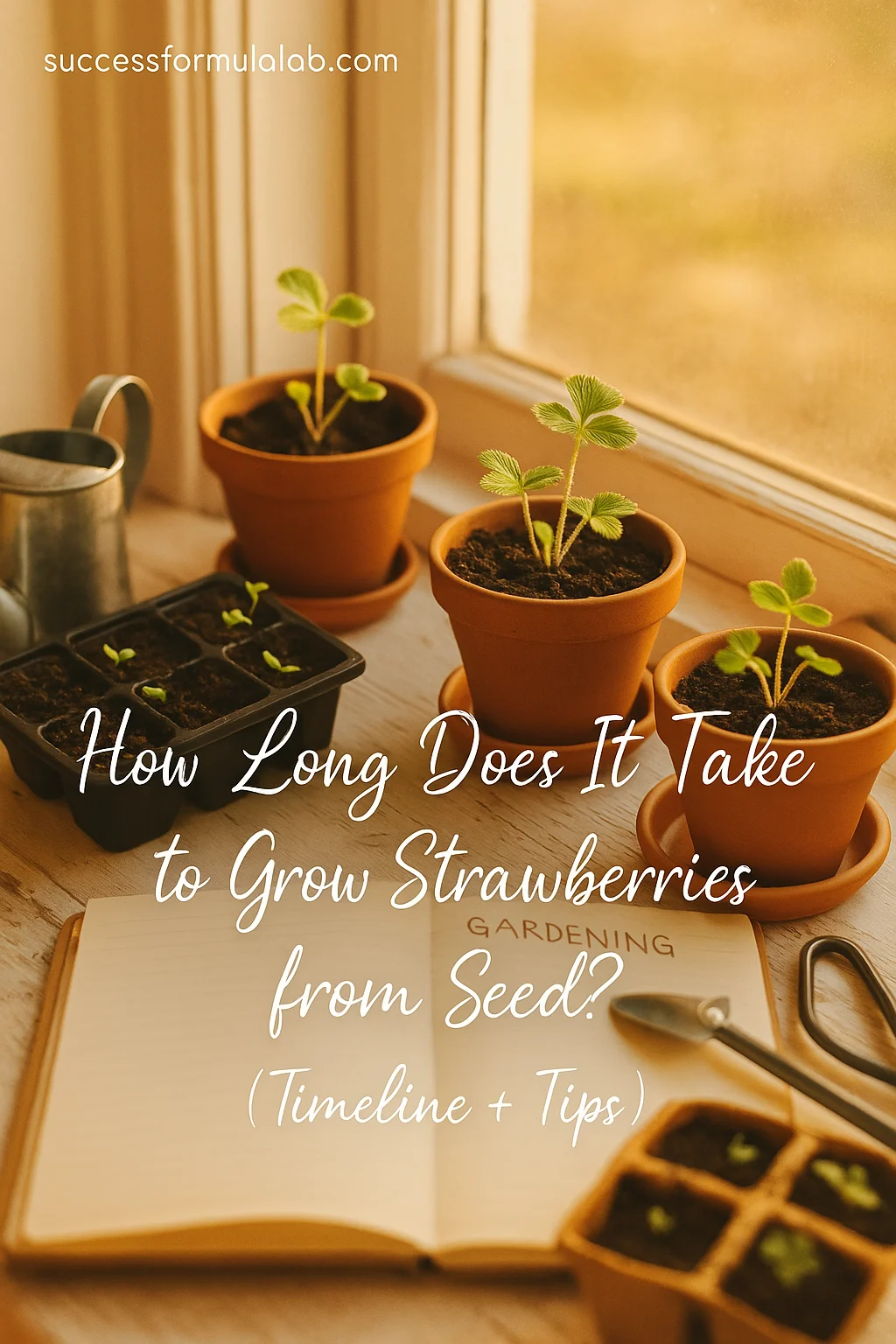 strawberry seed growing timeline
