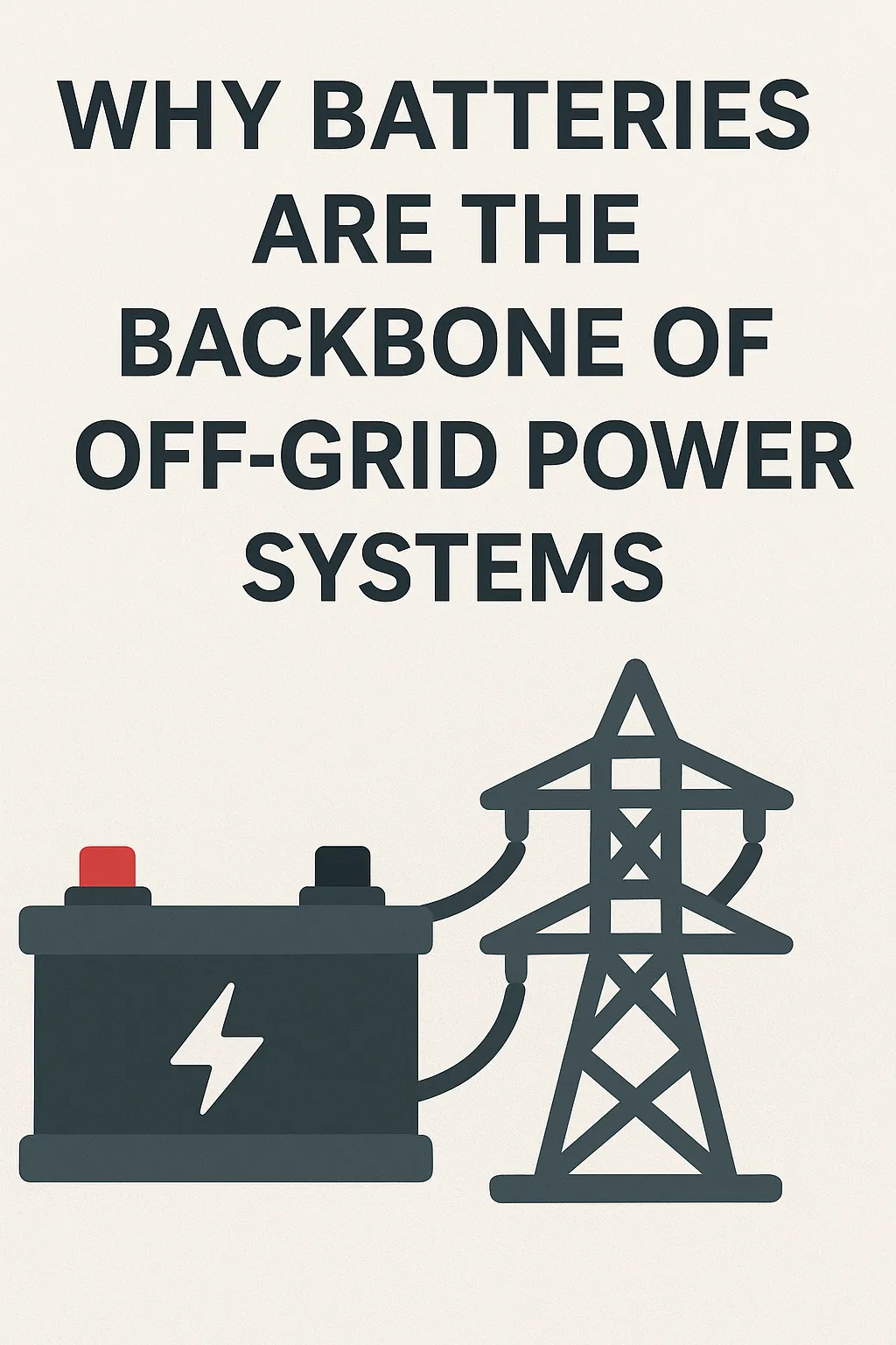 off-grid battery bank