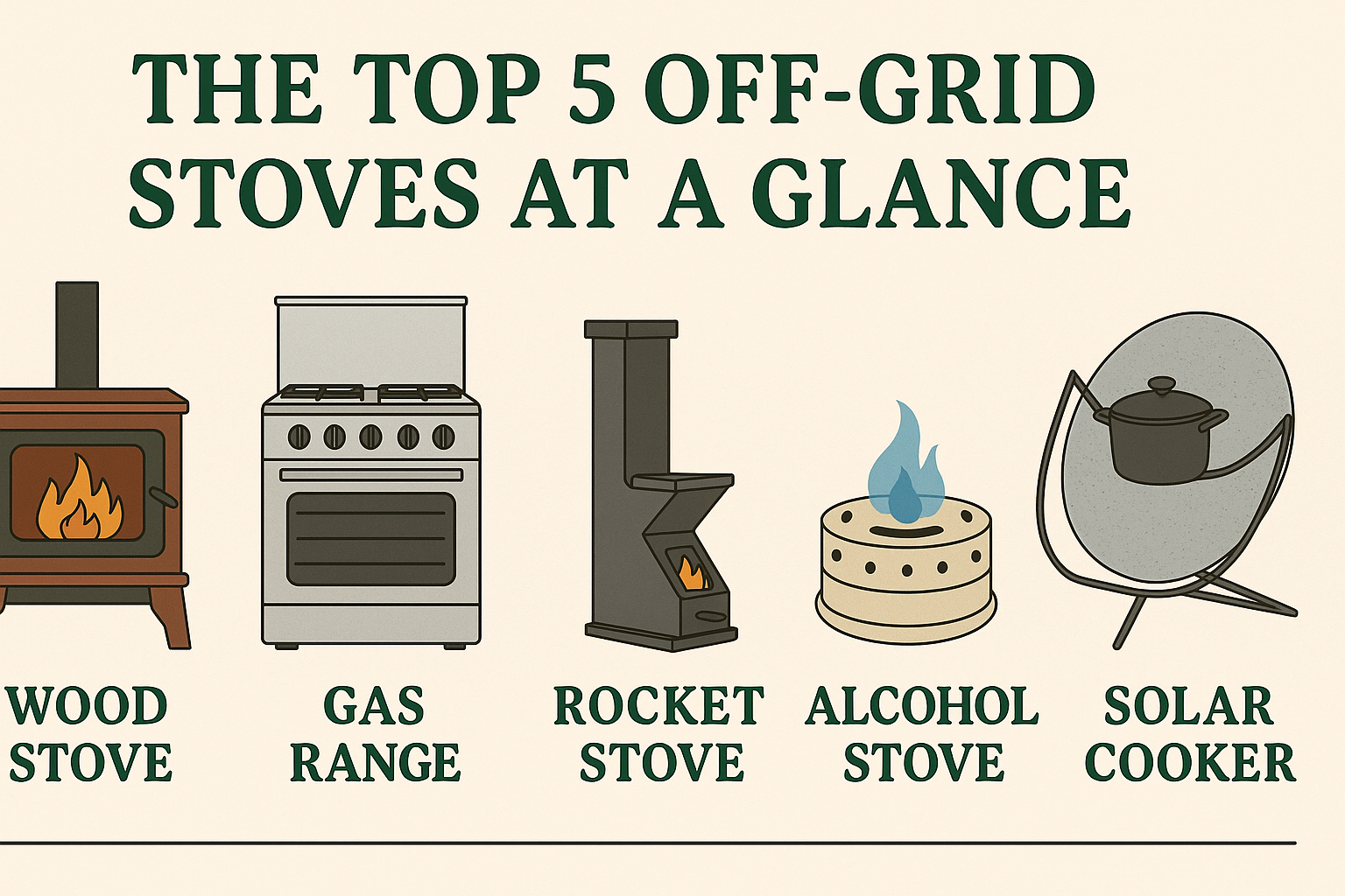 stoves for off-grid homes