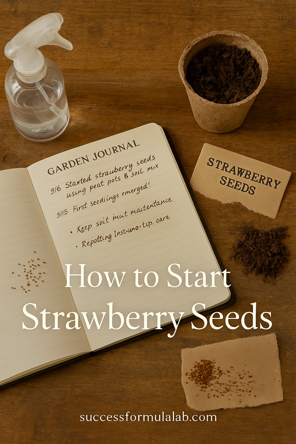 growing strawberries from seed at home