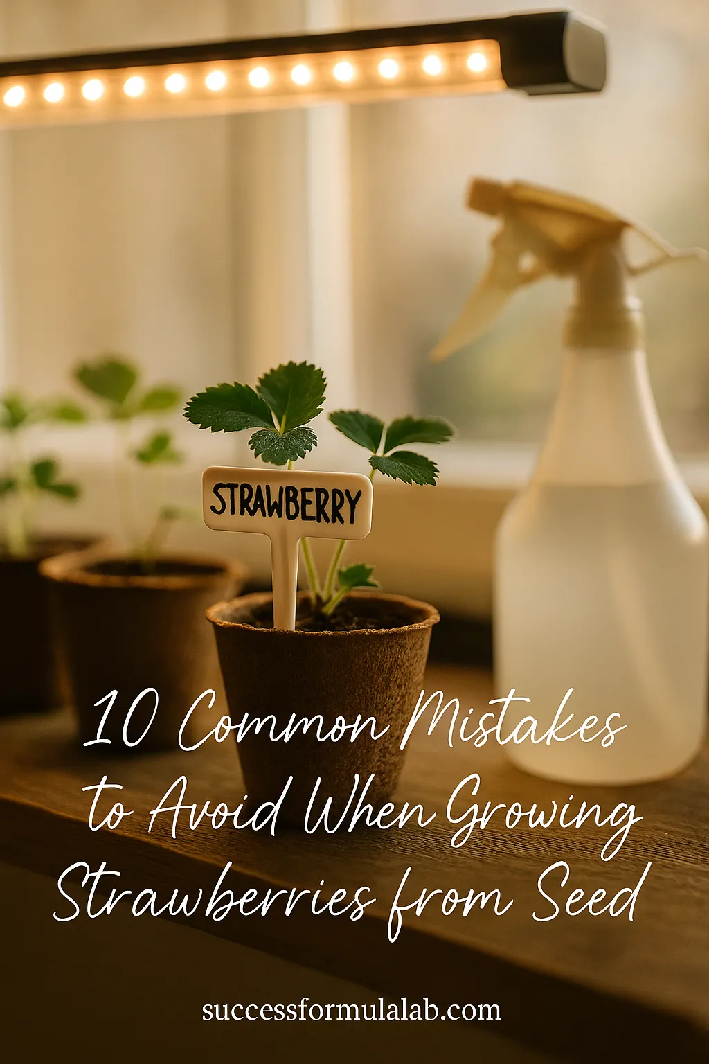 successfully grow strawberries from seed