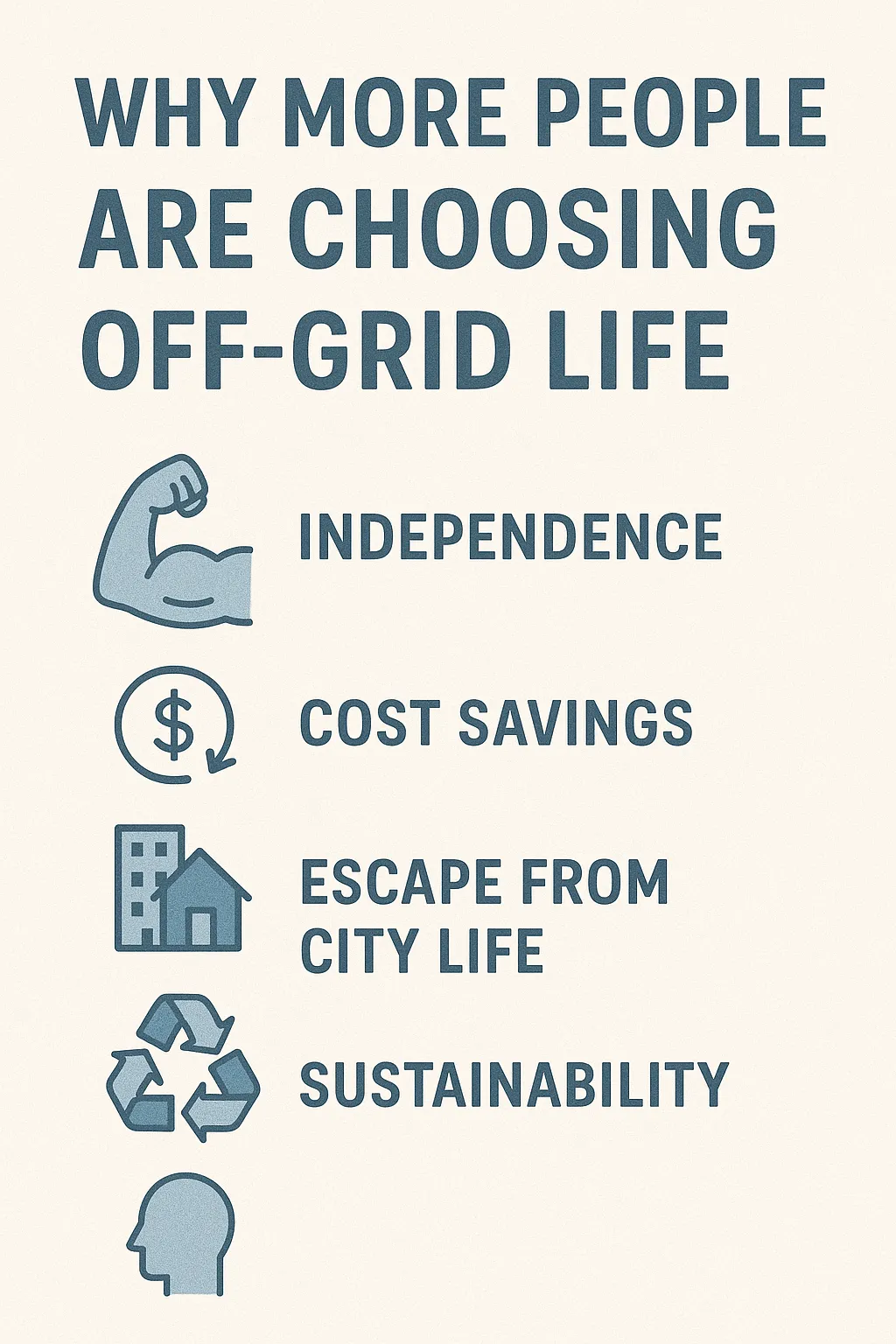 off-grid lifestyle advantages
