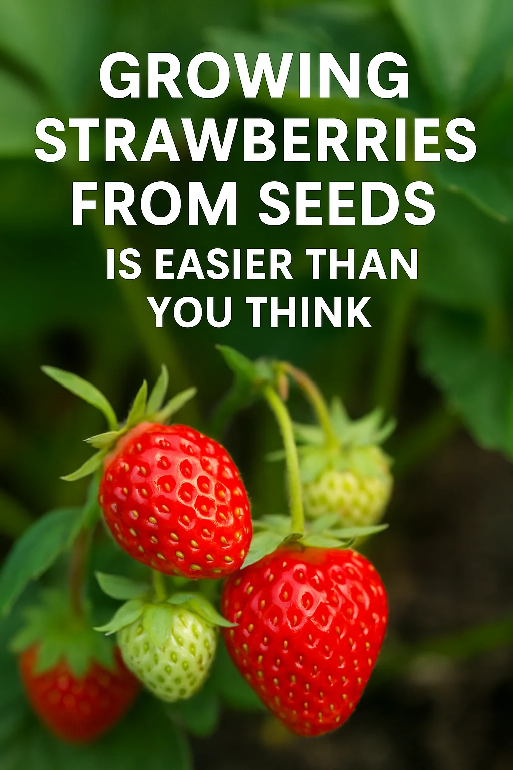 growing strawberries from seeds