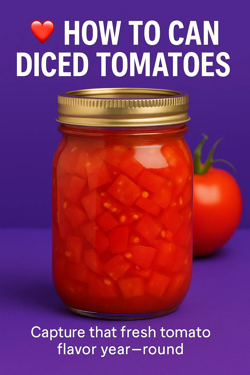 how to can diced tomatoes