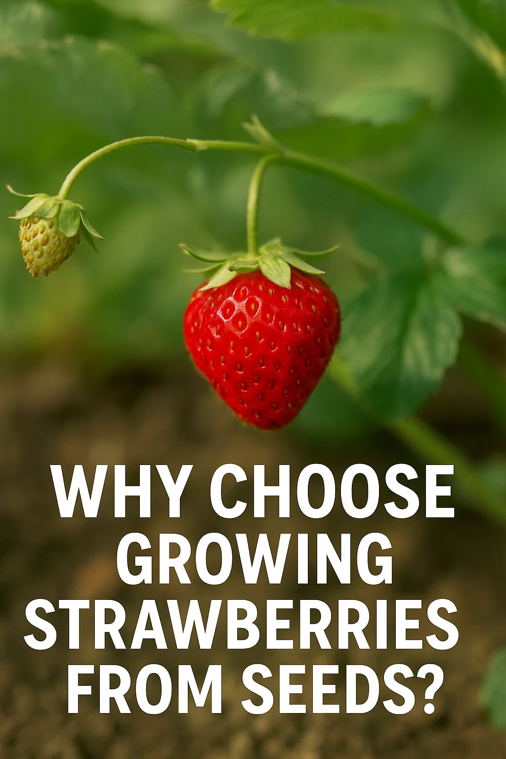 how to grow strawberries from seeds