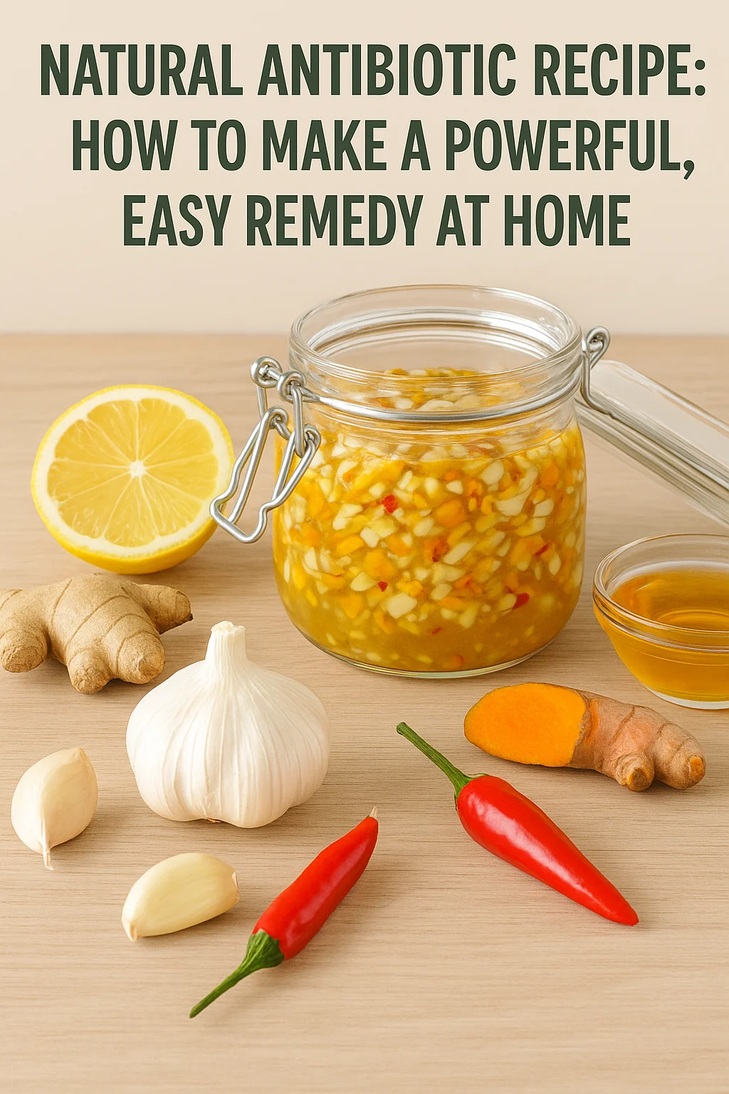natural antibiotic recipe