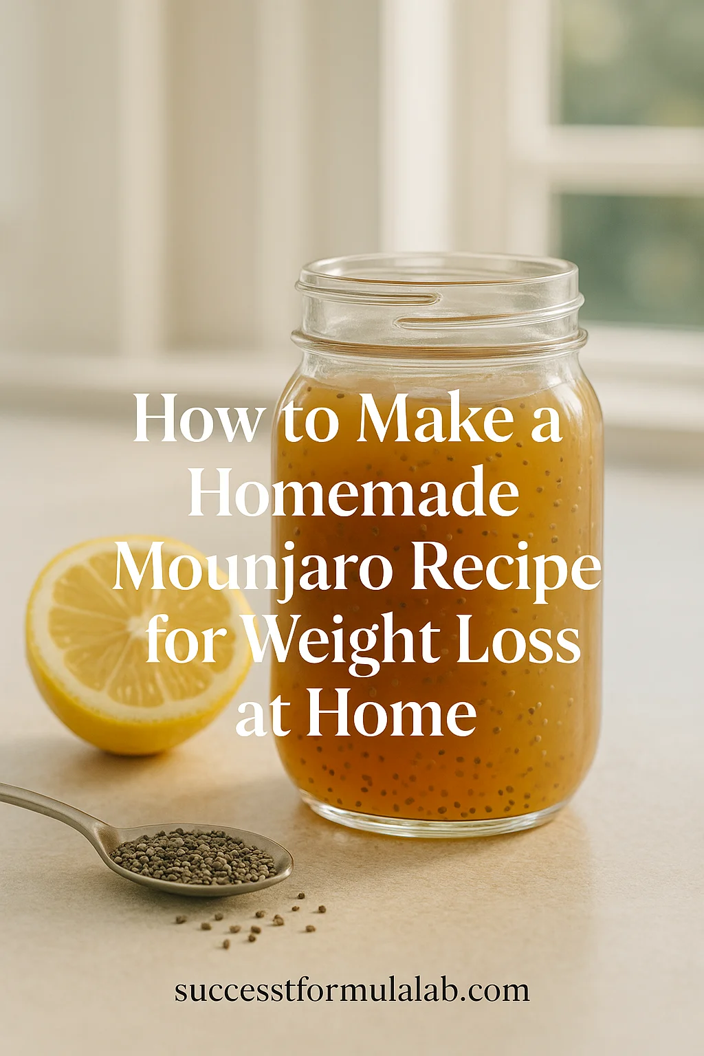 make mounjaro weight loss drink at home