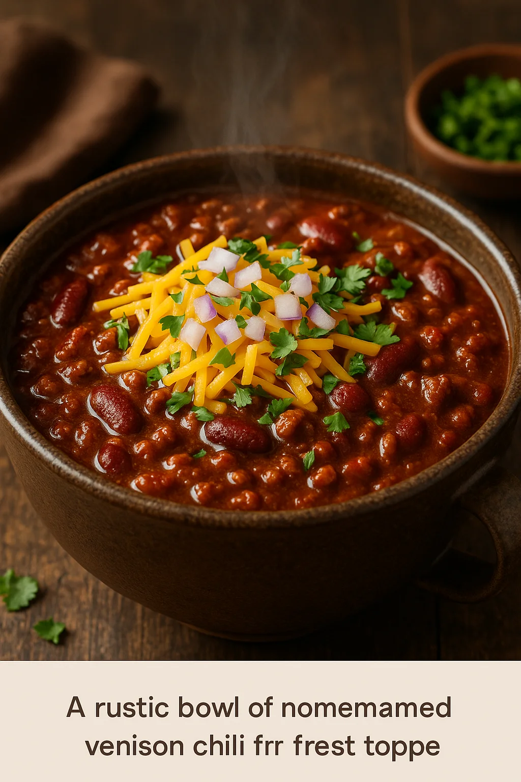 Venison with Chili Recipe