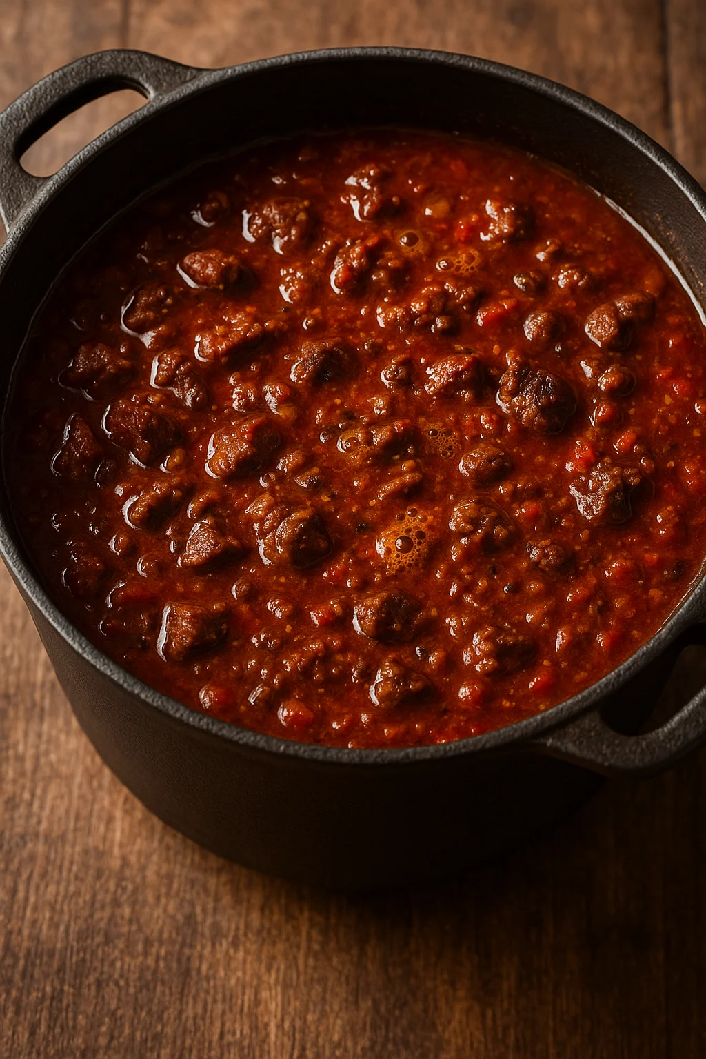 ground venison chili