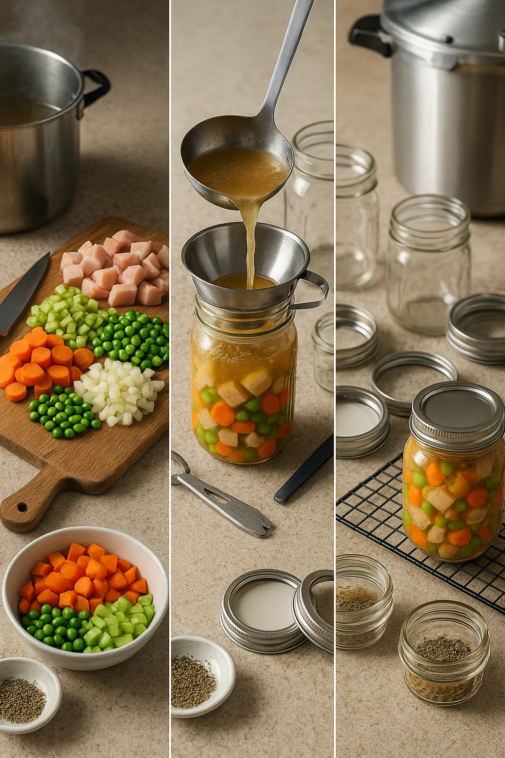 canning mixed vegetables