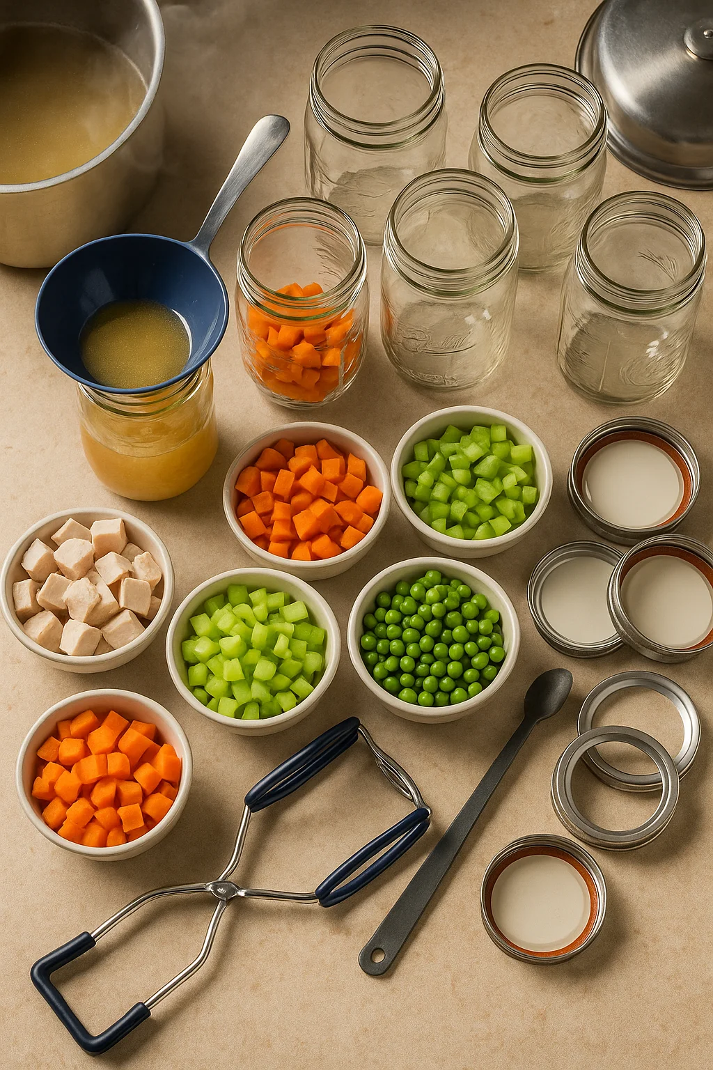chicken pot pie filling canning recipe