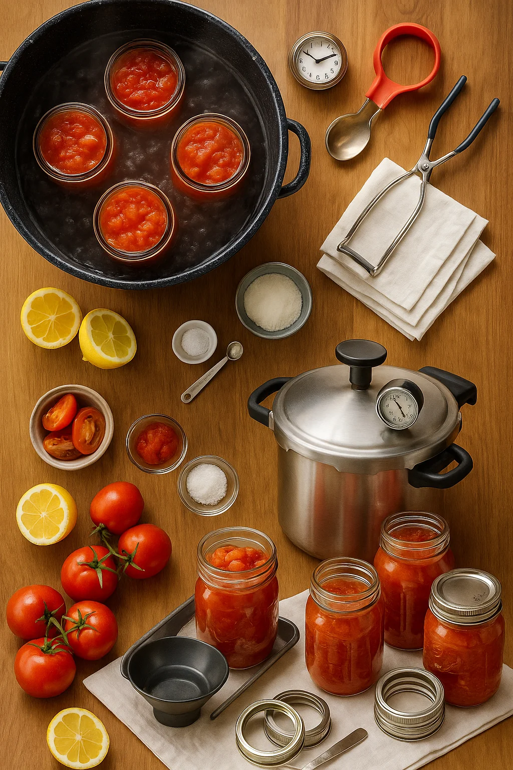 pressure canning tomatoes