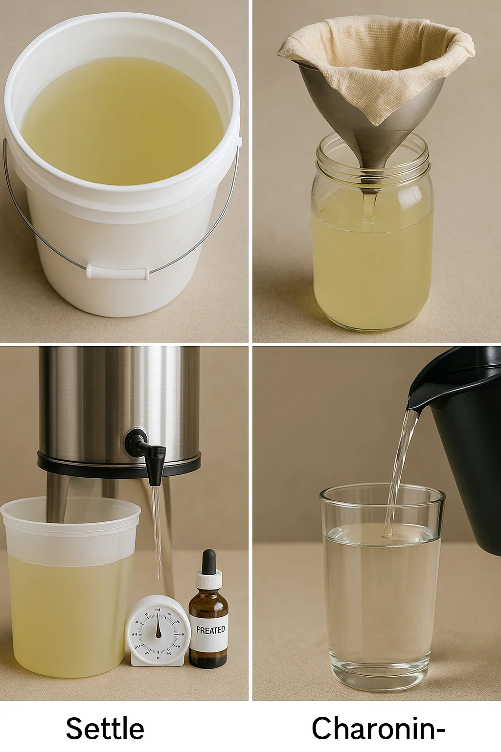 how to make rainwater drinkable off grid