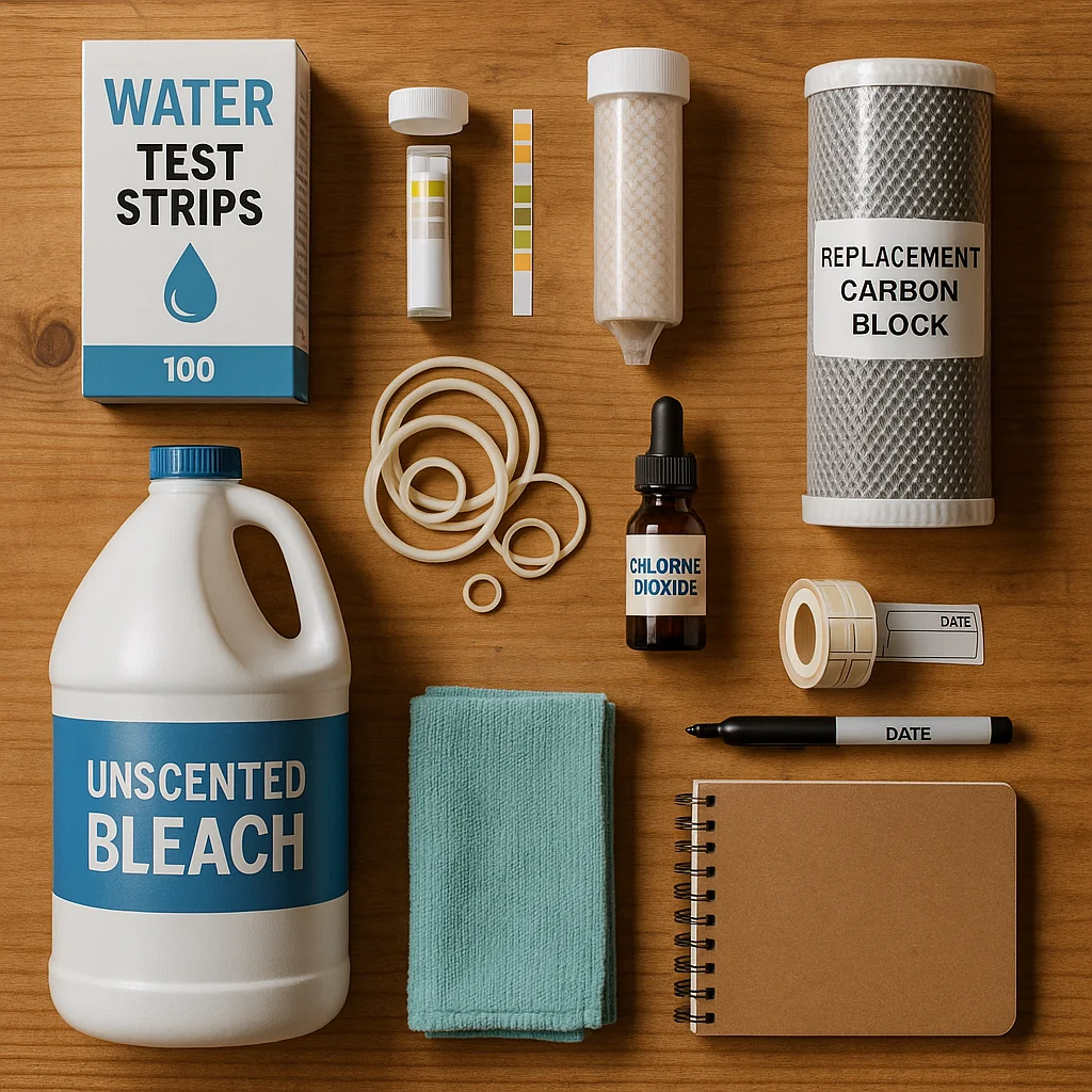 how to remove bacteria from rainwater