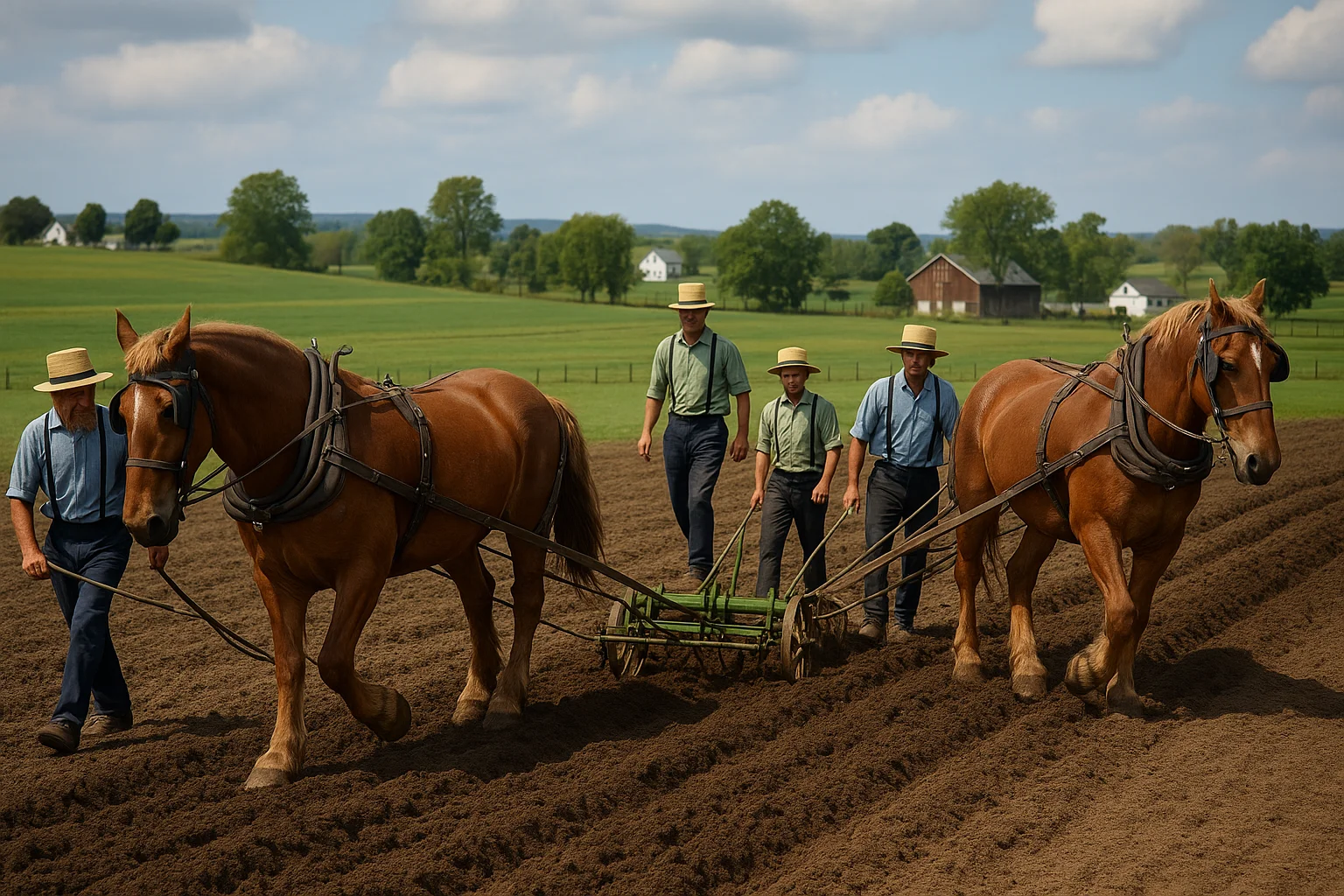 Self-sufficient living like the Amish