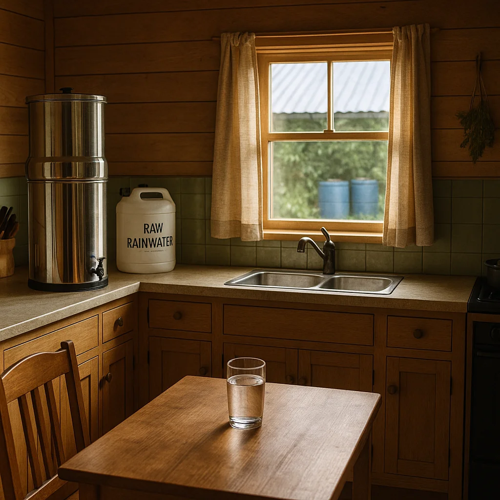 is it safe to drink rainwater off grid