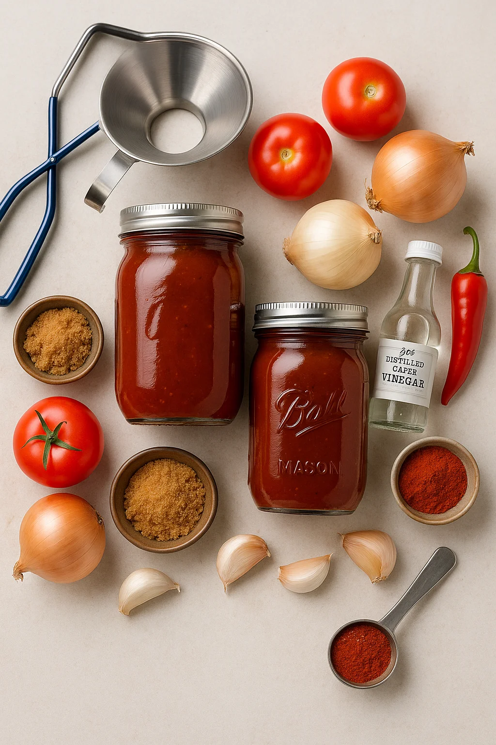 Small-batch BBQ sauce for canning