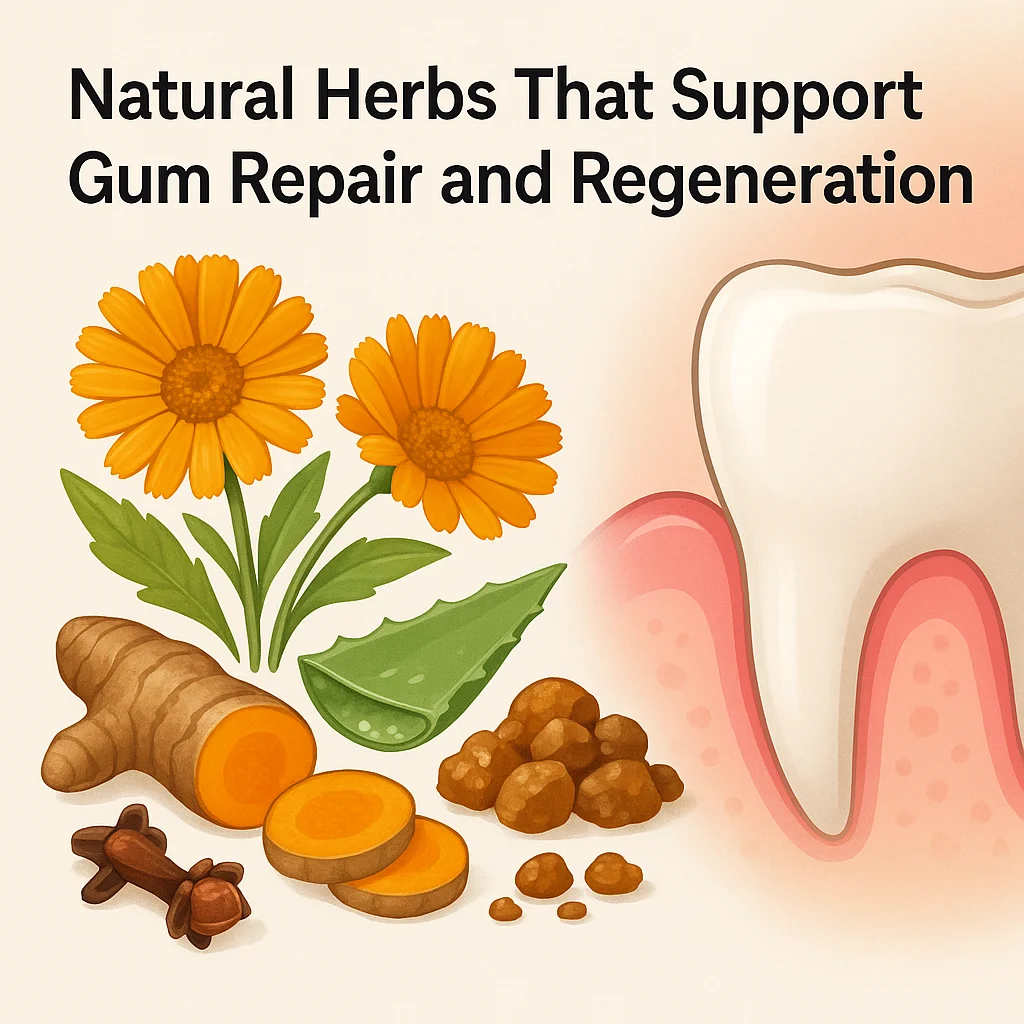8 herbs for gum and oral infections