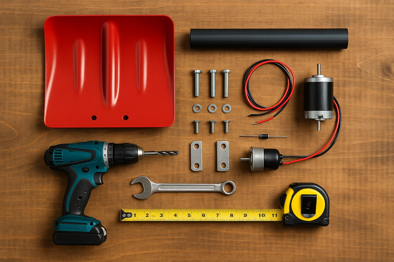 Homemade Snow Shovel Turbine