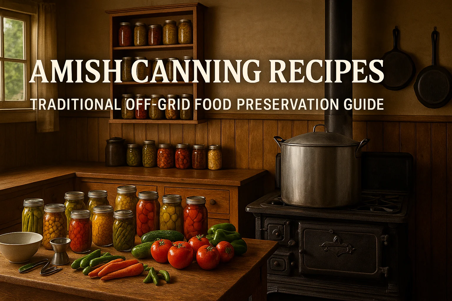 View of Amish Canning Recipes: Traditional Off-Grid Food Preservation Guide ...
