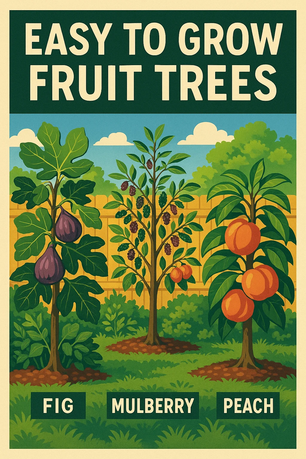 easy to grow fruit trees