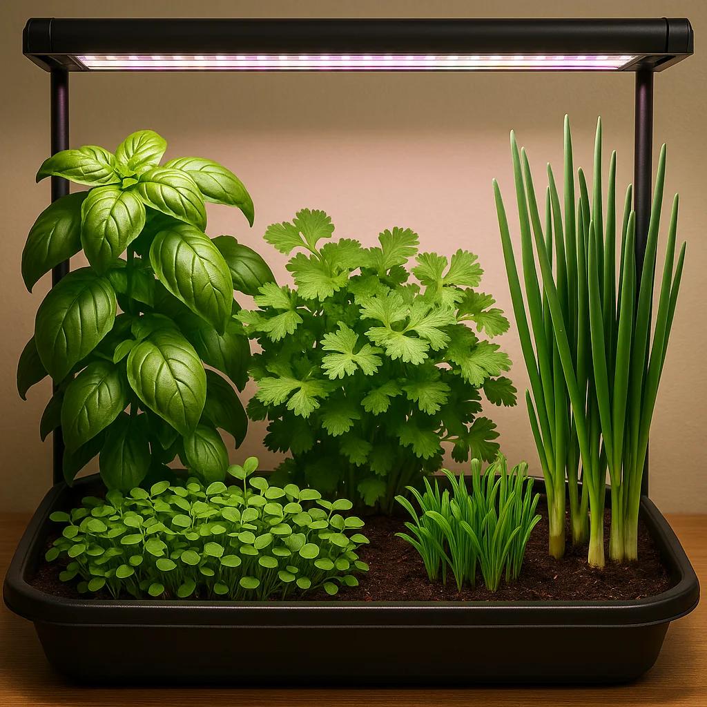 grow green onions indoors