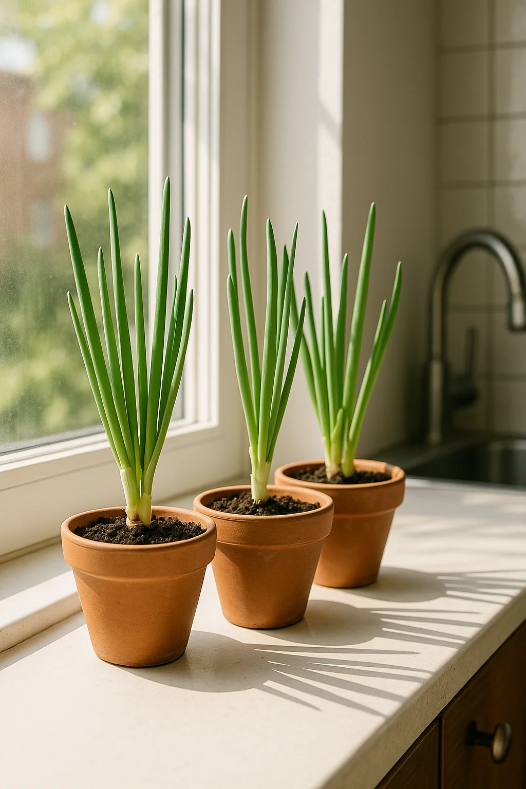 grow green onions indoors