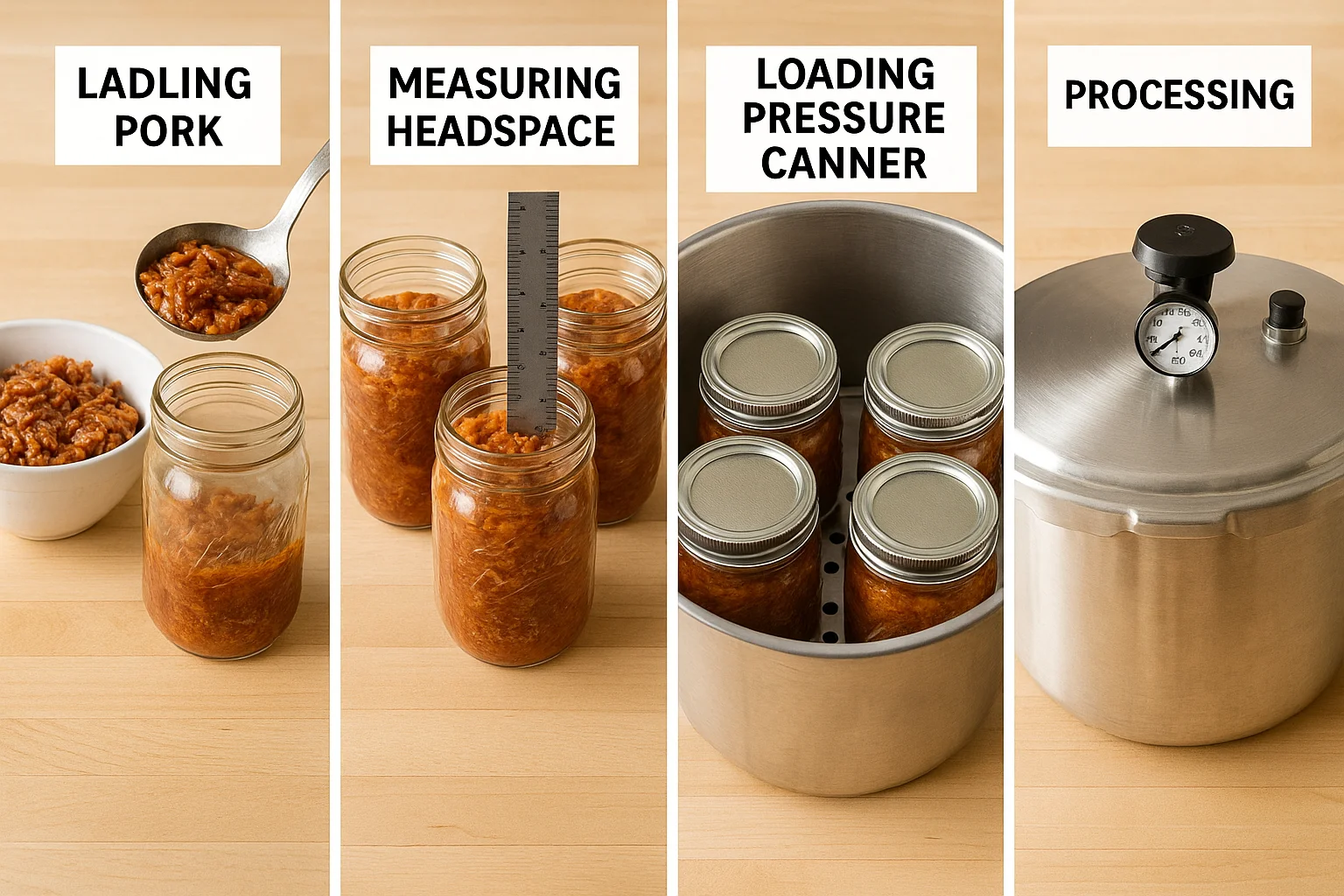 pressure canning meat
