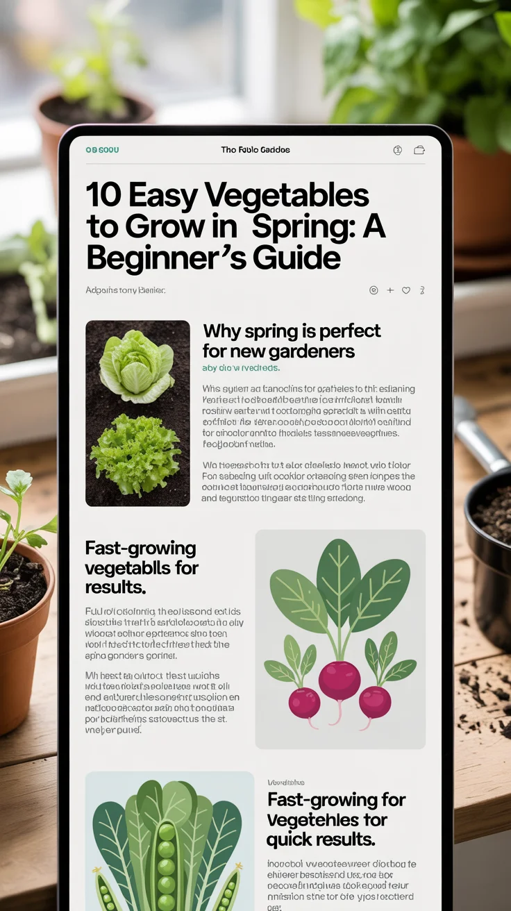 10 Easy Vegetables To Grow In Spring