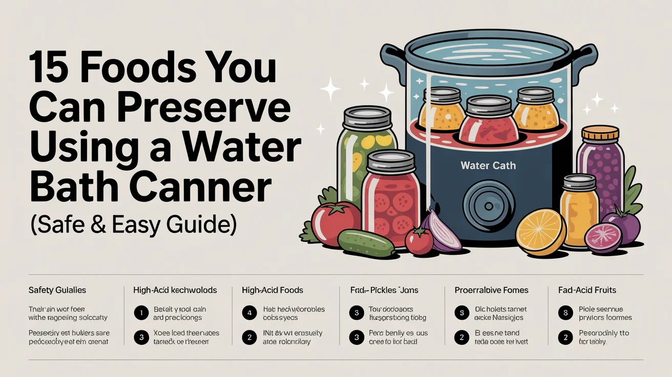 15 Foods You Can Preserve Using a Water Bath Canner