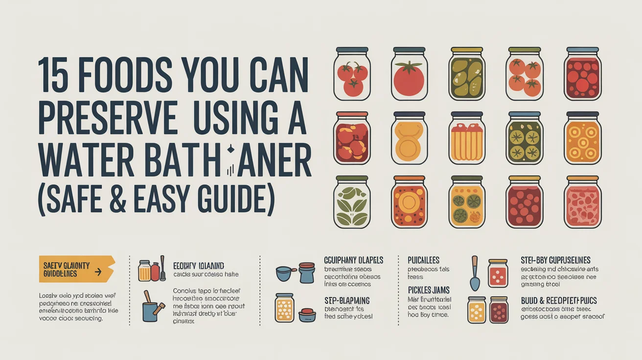 15 Foods You Can Preserve Using a Water Bath Canner