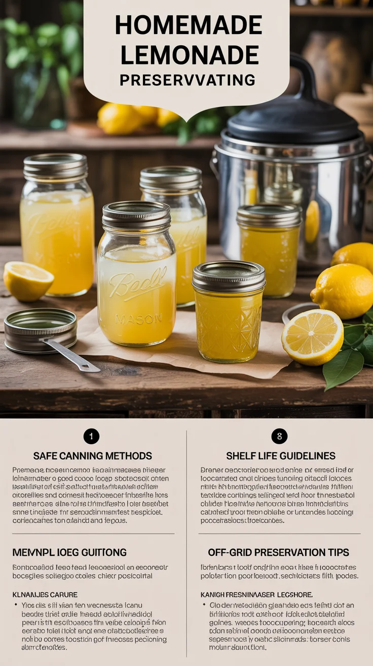 Canning Lemonade (& Lemonade Concentrate)