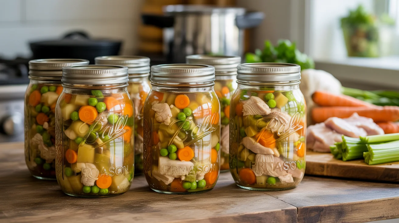 Easy Chicken Pot Pie Filling Canning Recipe