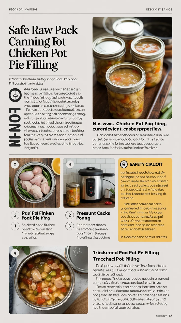 Easy Chicken Pot Pie Filling Canning Recipe