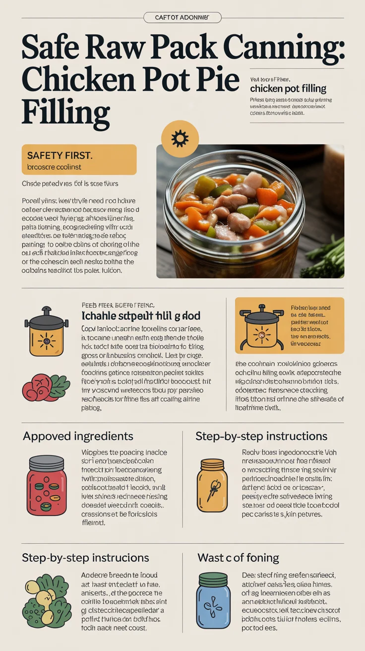 Easy Chicken Pot Pie Filling Canning Recipe