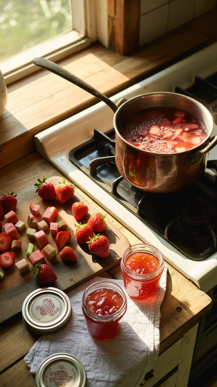 Strawberry Rhubarb Jam