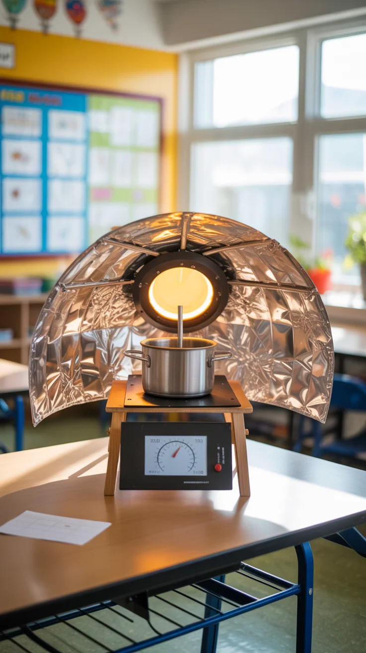 how to build a parabolic solar oven