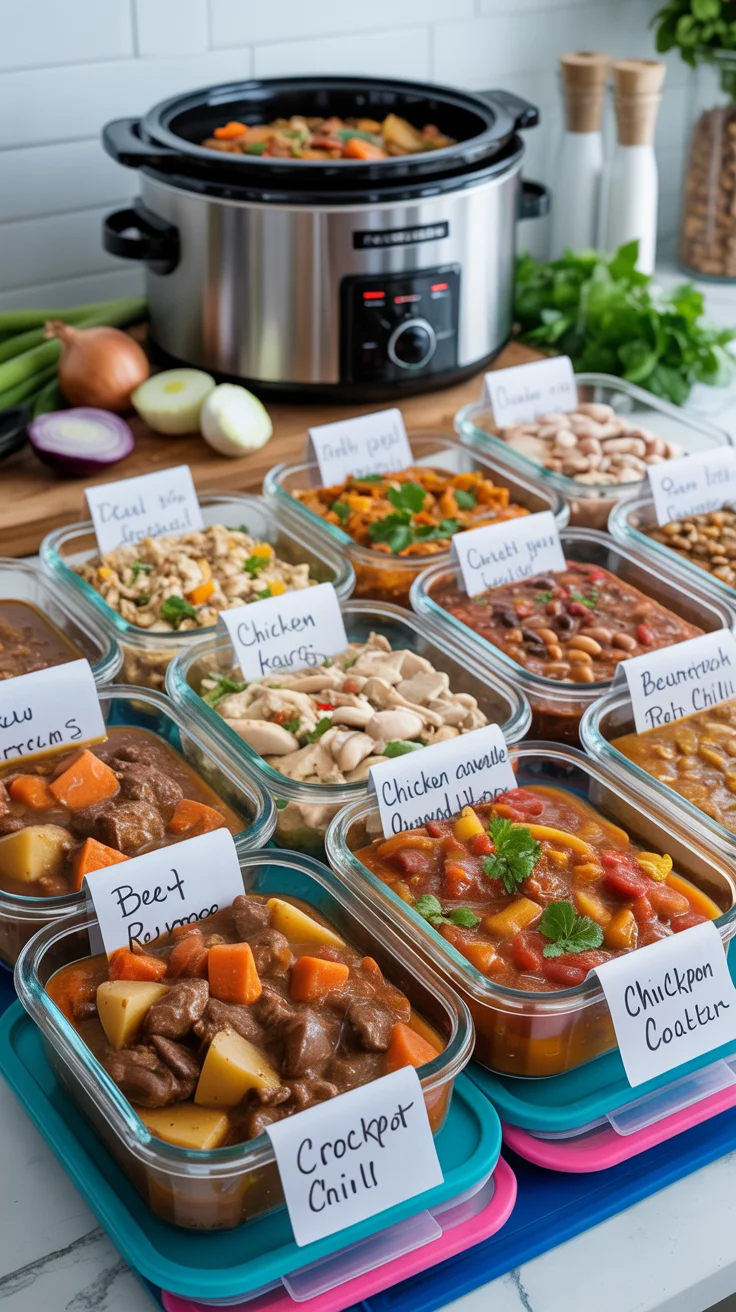 14 crockpot meal prep ideas