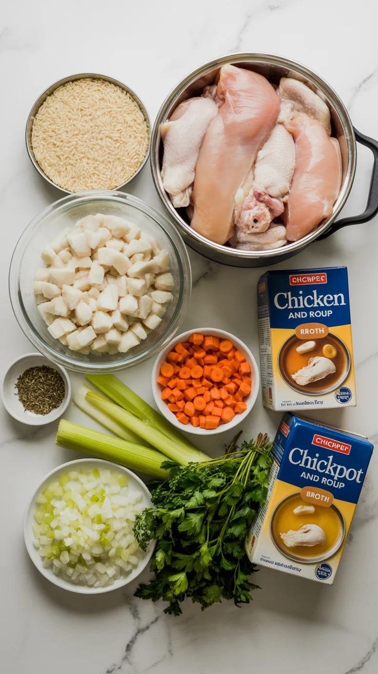 crockpot chicken and rice soup