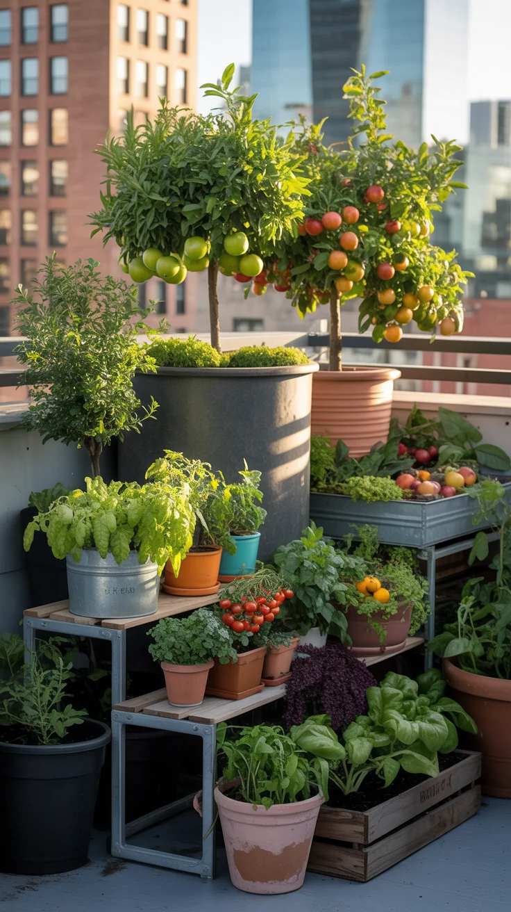 dwarf fruit trees for container garden