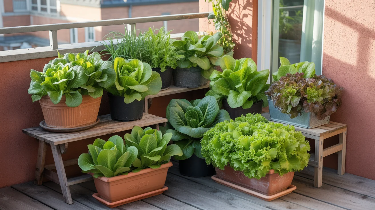 how to grow lettuce in containers