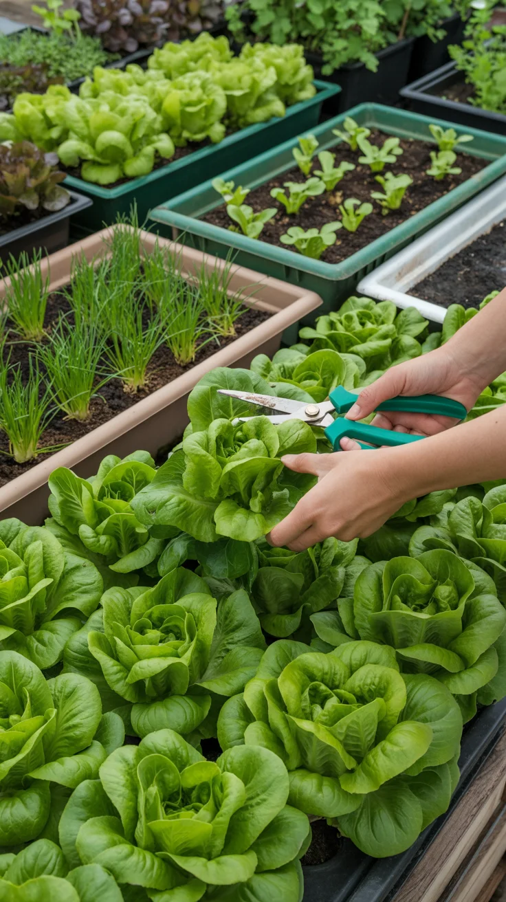 how to grow lettuce in containers
