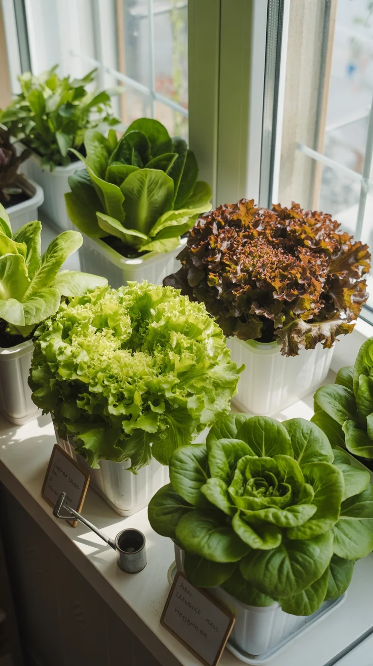 how to grow lettuce in containers