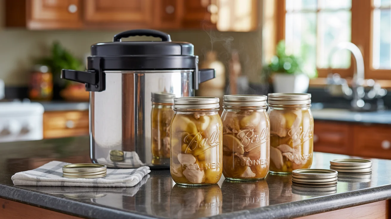 safely canning chicken