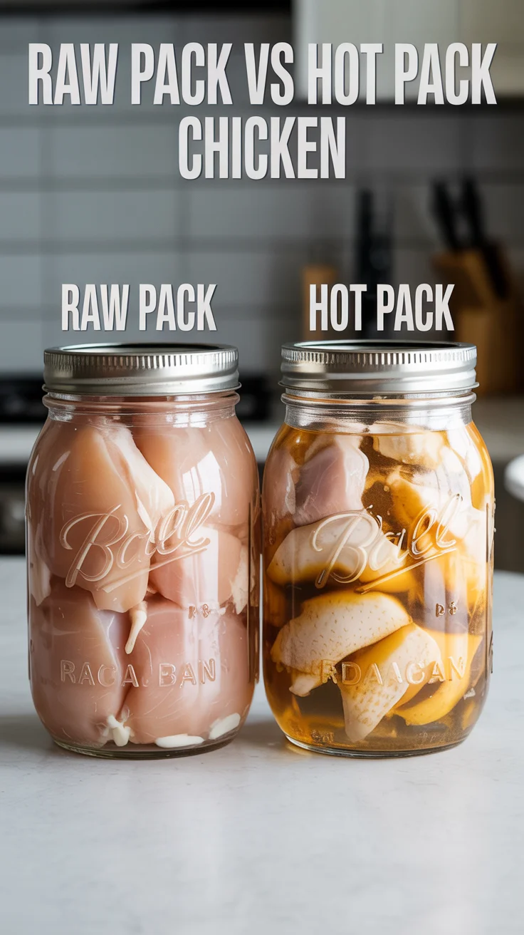 safely canning chicken